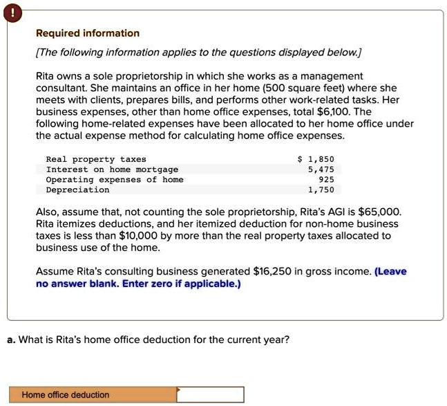 SOLVED Required information [The following information applies to the