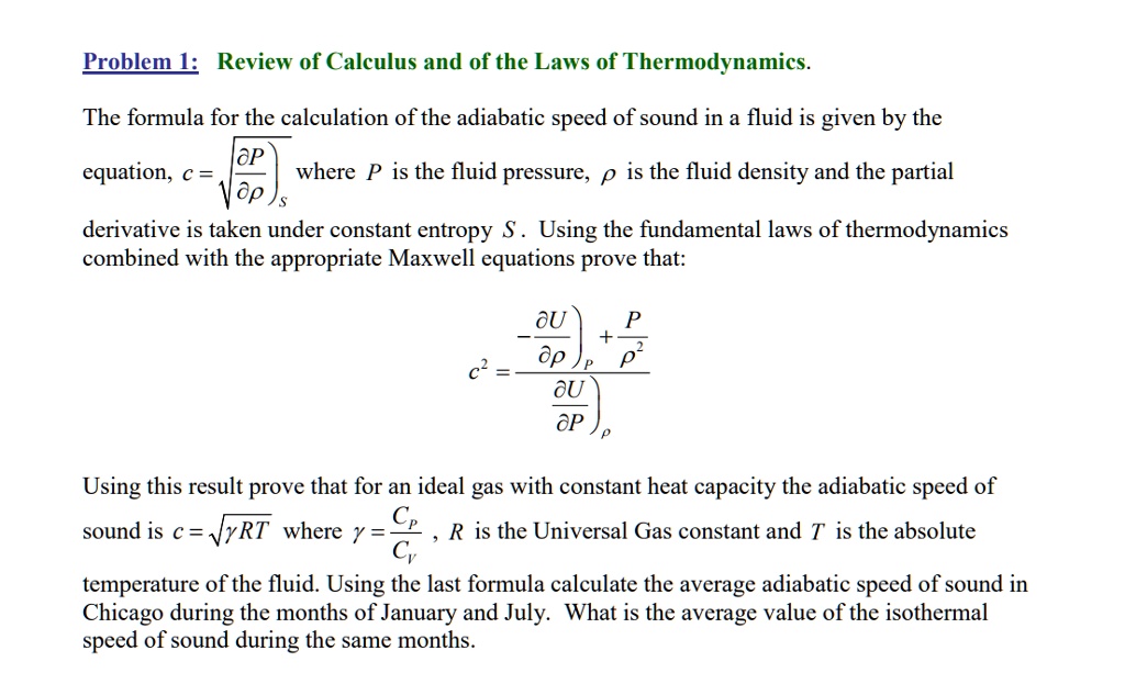 Speed Formula Calculus