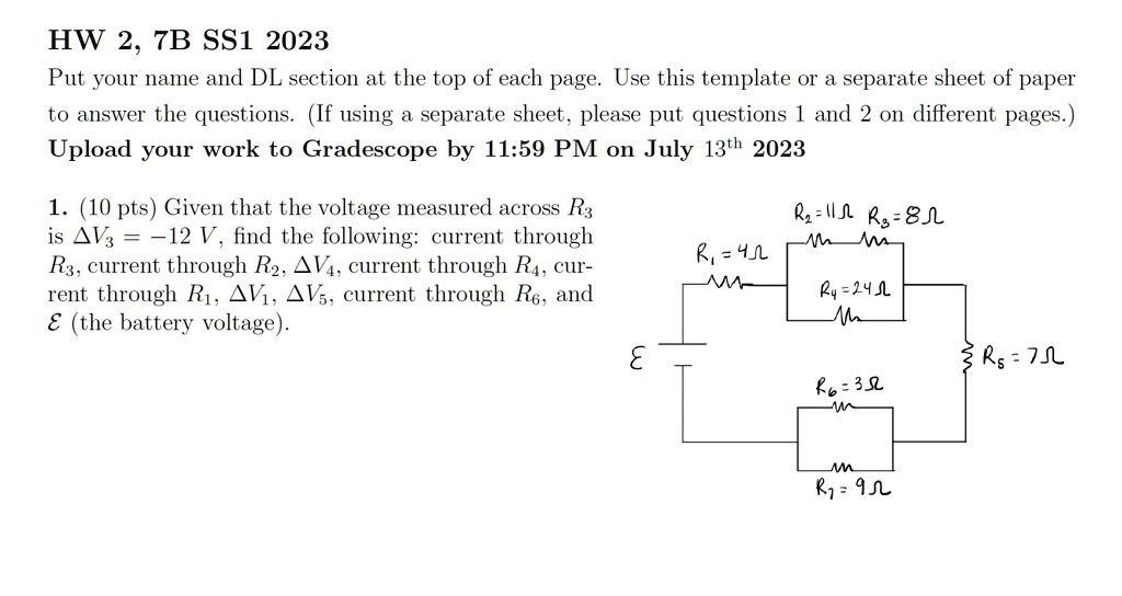 SOLVED: Texts: HW 2,7B SS1 2023 Put your name and DL section at the top ...