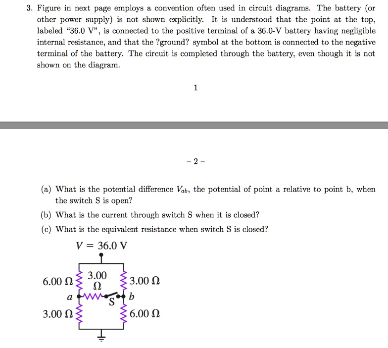 SOLVED Figure on the next page employs a convention often used in