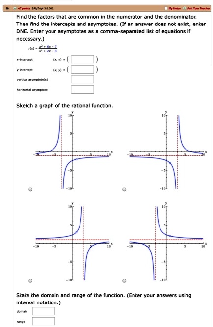 SOLVED: Find the factors that are common to the numerator and the ...