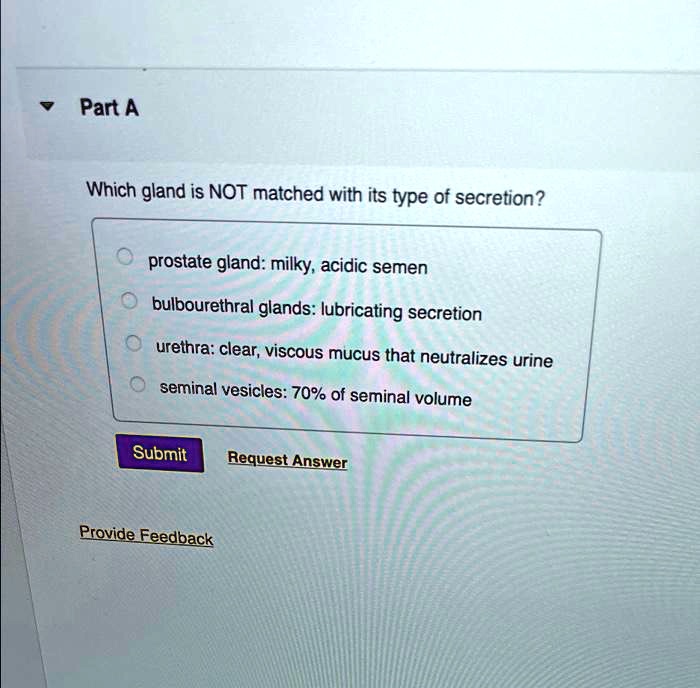 Which Gland Is Not Matched With Its Type Of Secretion