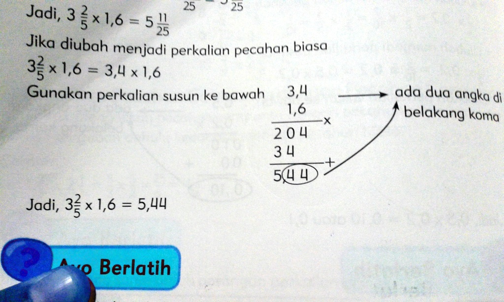 4 per 5 7 per 10 kurang 1 per 2