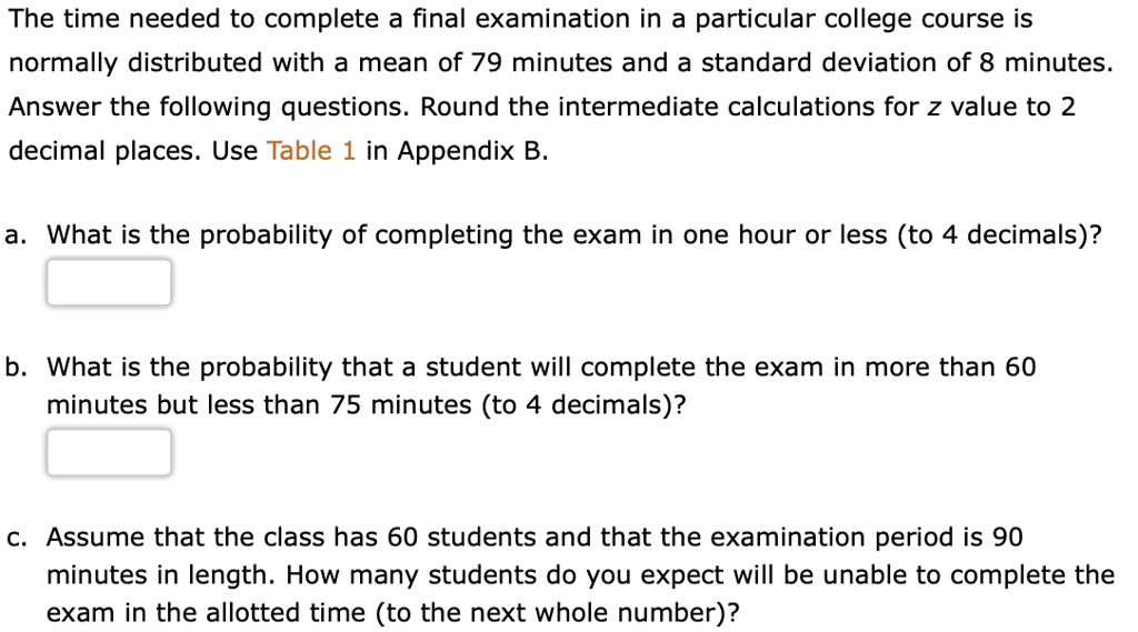 Solved is portion of the exam is timed, meaning that once