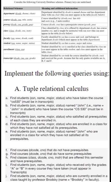 Consider the following University Database schemas. Primary keys are ...