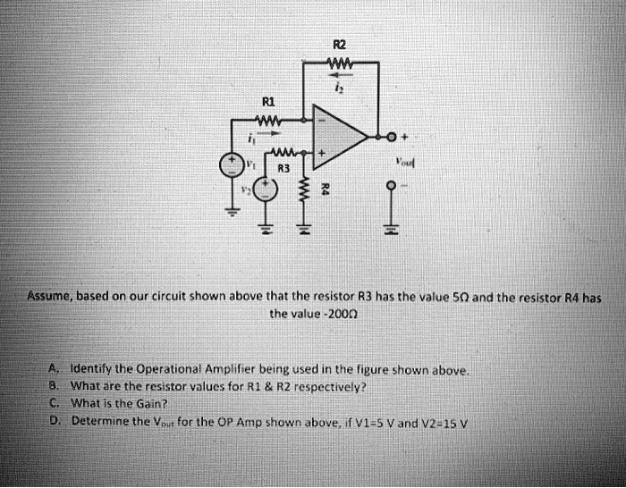 Resistor R1 R2 R3 R4 Bank SOLVED: R2 W R1 Assume, based on our circuit shown above, that the ...