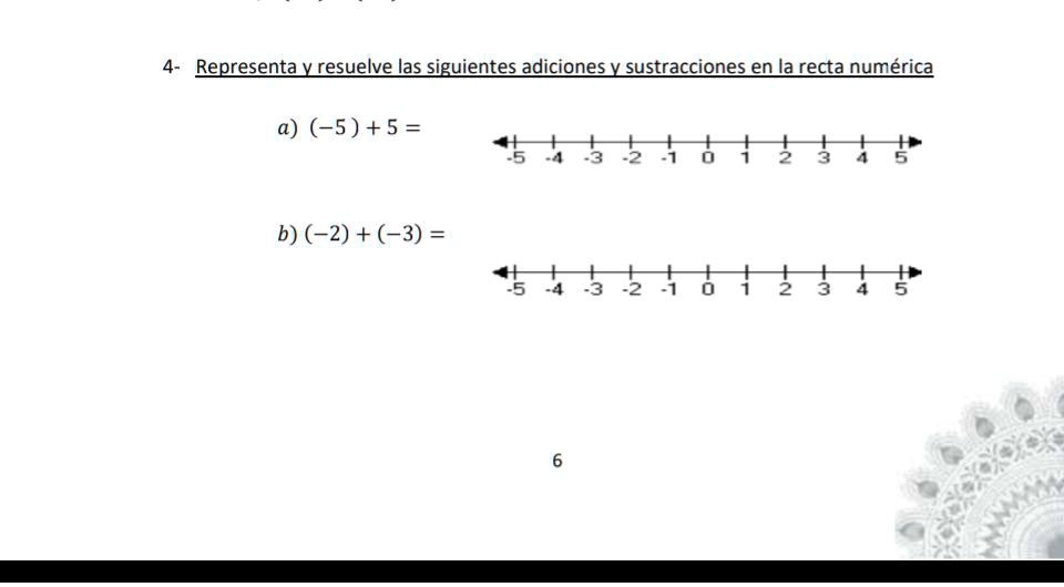 SOLVED: Representa Y Resuelve Las Siguientes Adiciones Y Sustracciones ...