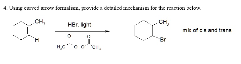 SOLVED: Using curved arrow formalism, provide a detailed mechanism for ...