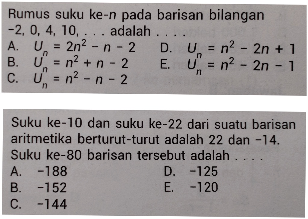 barisan geometri 1 2 4 8 suku ke 20 adalah