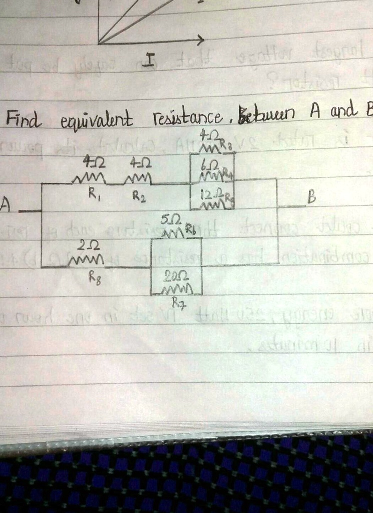 SOLVED: 'find The Equivalent Resistance Between A And B'