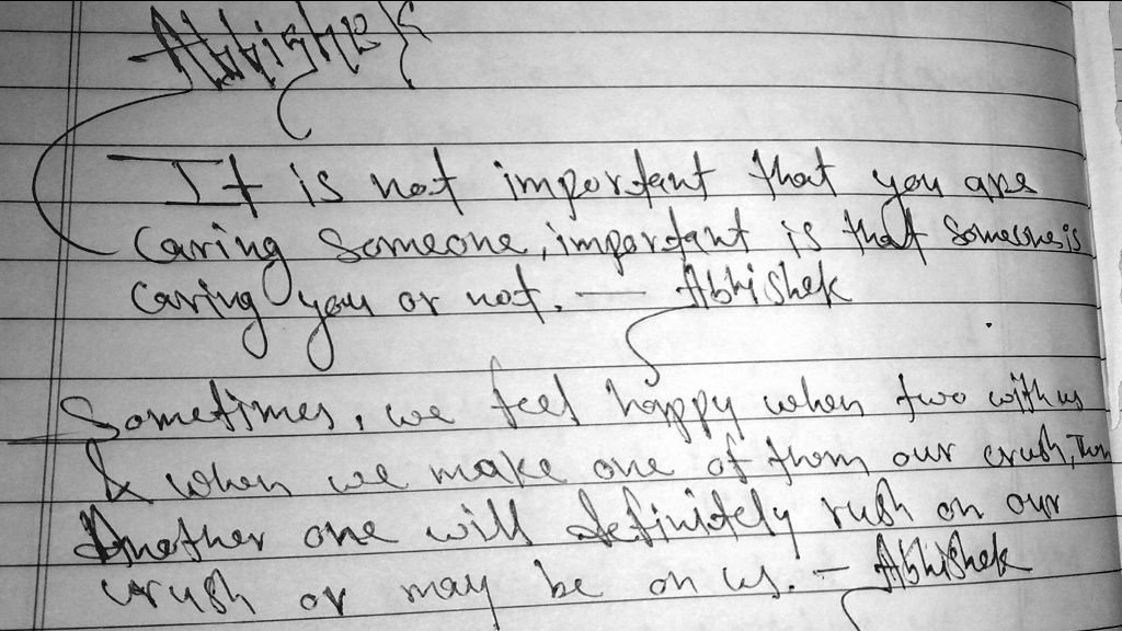 how these thoughts are these written by me 57853