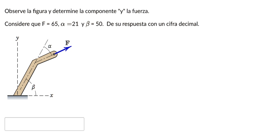 SOLVED: Observe la figura y determine la componente 