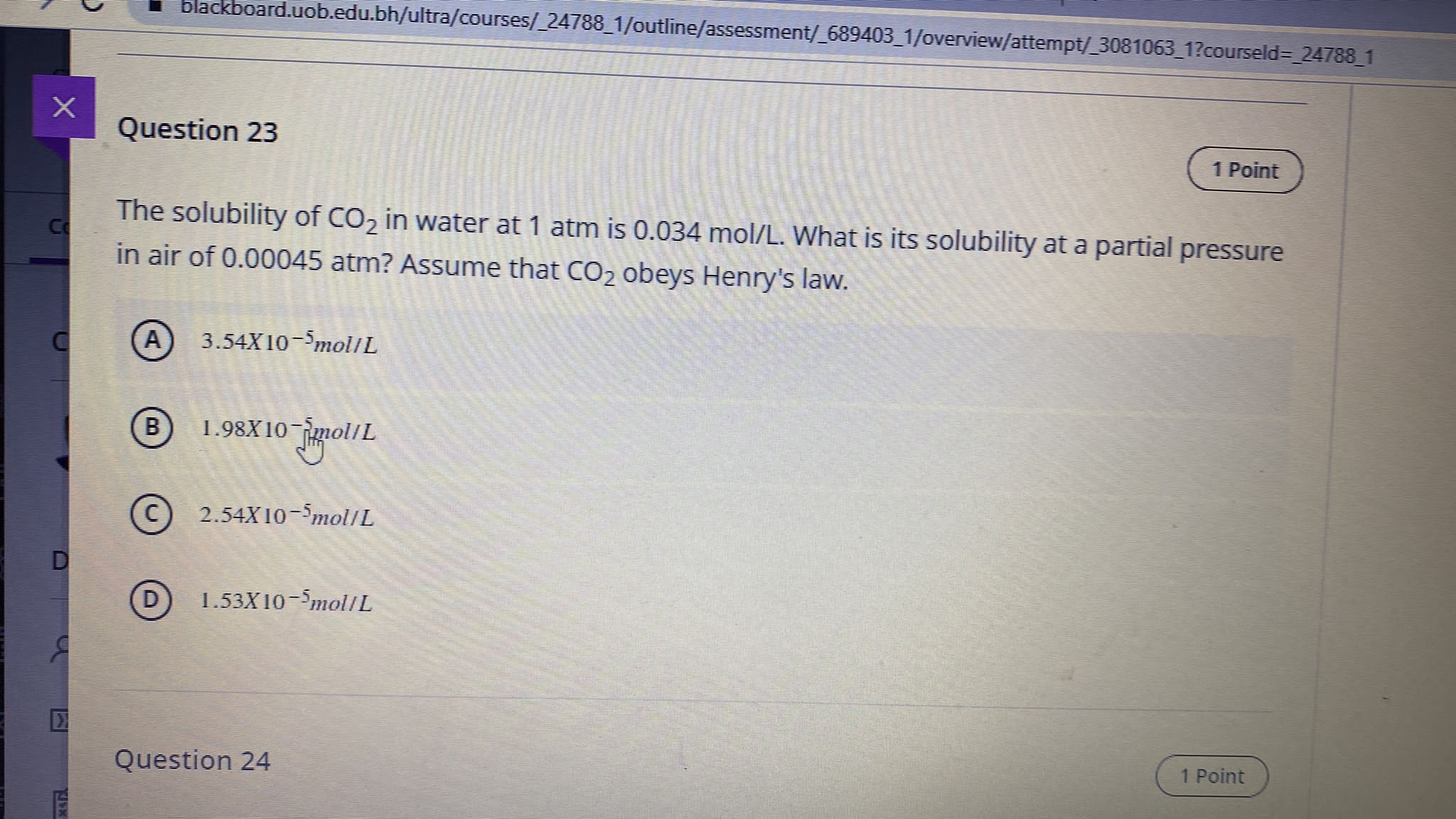 Solubility Of Co2 In Water At Room Temperature