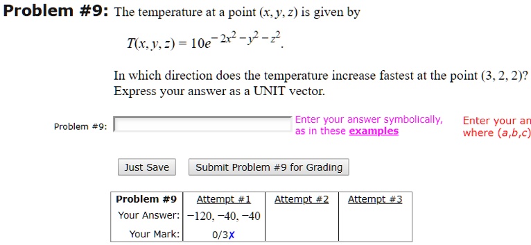 Problem 9 The Temperature At A Point Xy 2 Is Given Itprospt