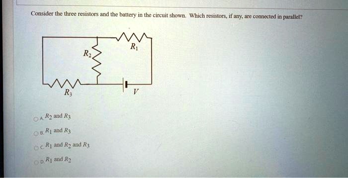 SOLVED: Consider The Three Resistors And The Battery In The Circuit ...