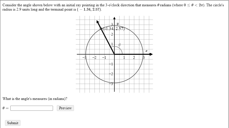 SOLVED: Consider the angle shown below with an initial ray pointing in ...