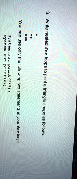 SOLVED: System.out.println(
