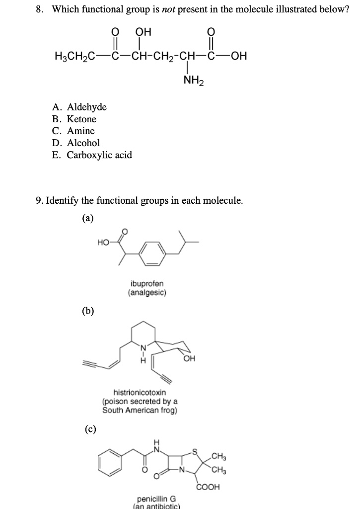 solved-which-functional-group-is-not-present-in-the-molecule