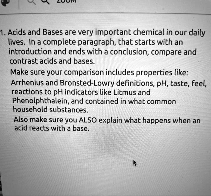 Difference Between Acids and Bases: Key Properties