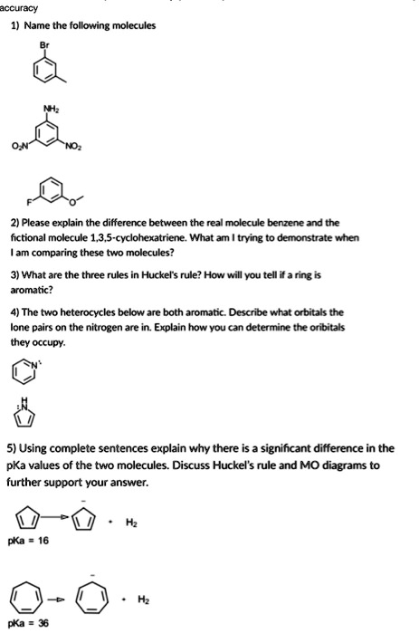 Solved:accuacy Name The Following Molecules K0z 21 Please Explain The 