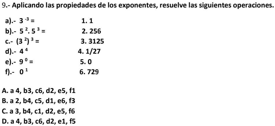 Solved Ayuda Porfa Aplicando Las Propiedades De Los Exponentes