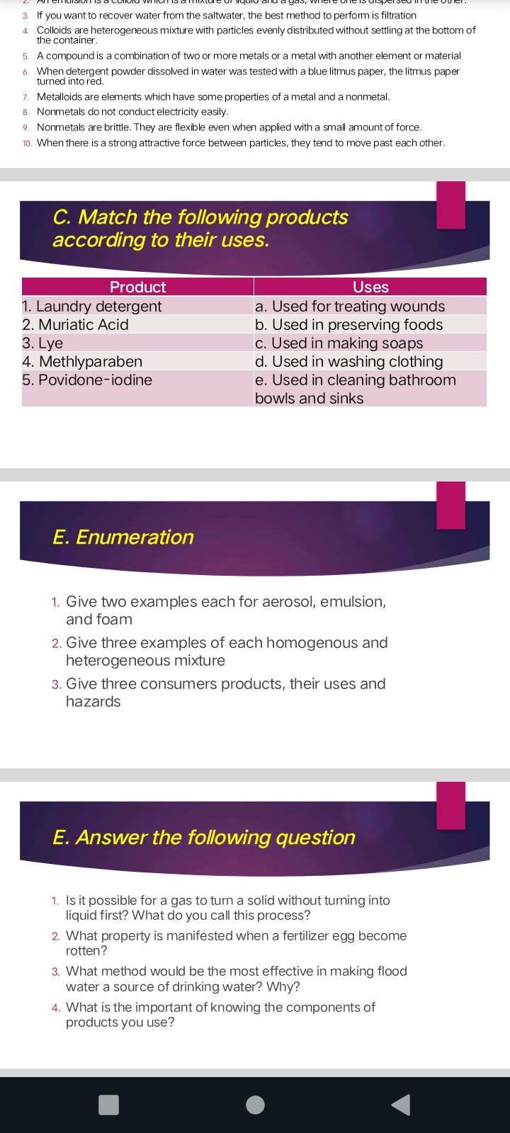 SOLVED 3. If you want to recover water from the saltwater, the best