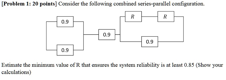 Combined R1 R2 Formula Problem 1: 20 points Consider the following combined series-parallel ...