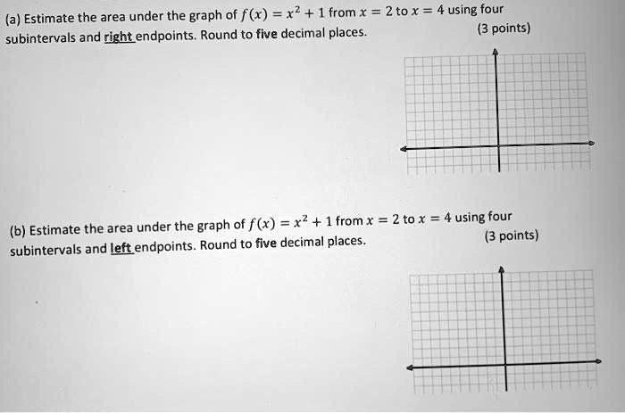 A estimate the area under the graph of fx x2 1 from x 2to x...