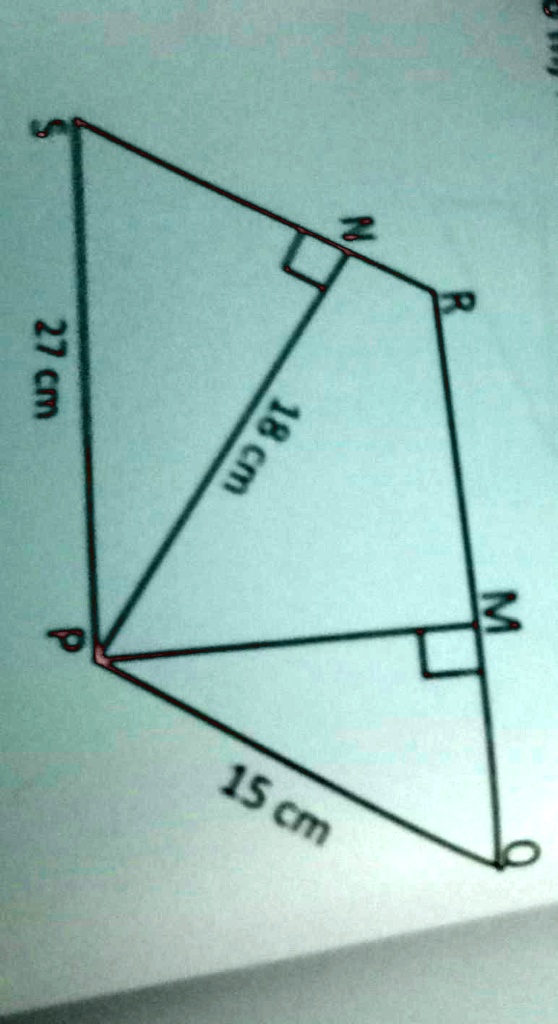 SOLVED: In The Adjoining Figure, PQRS Is A Parallelogram. If SP = 27 Cm ...