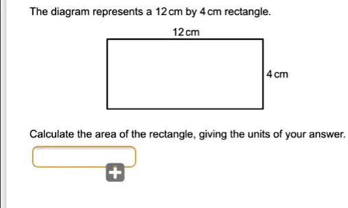 Solved: The Diagram Represents A 12cm By 4cm Rectangle: 12cm Cm 