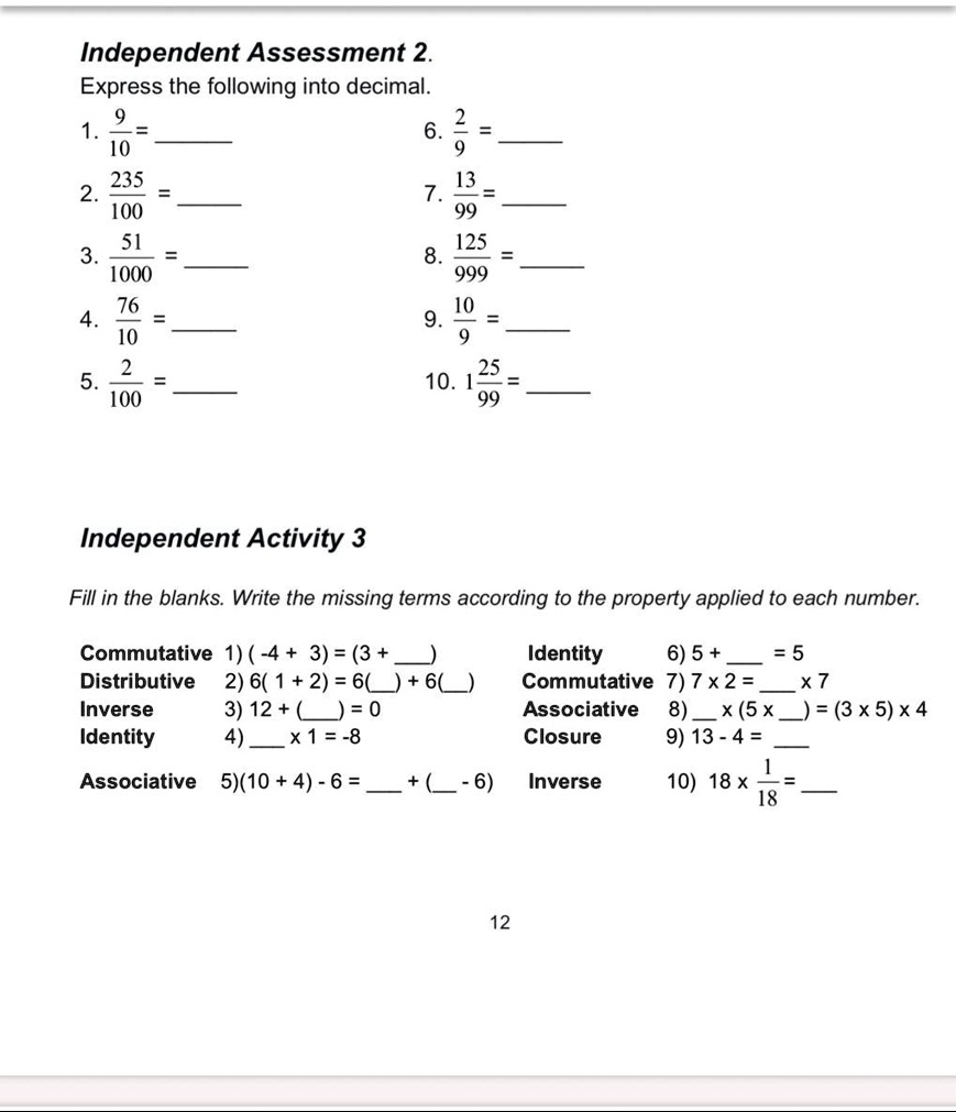 Solved: 'answerplss,thank You Independent Assessment 2 Express The 