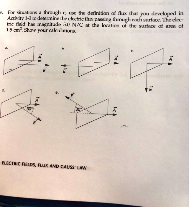 for situations through use the definition of flux that you developed ...