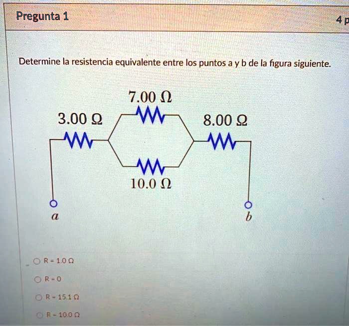 SOLVED: Determine The Equivalent Resistance Between Points A And B In ...