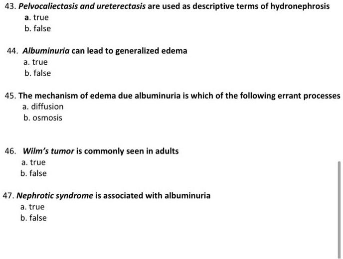 VIDEO solution: 43. Pelvocaliectasis and ureterectasis are used as ...