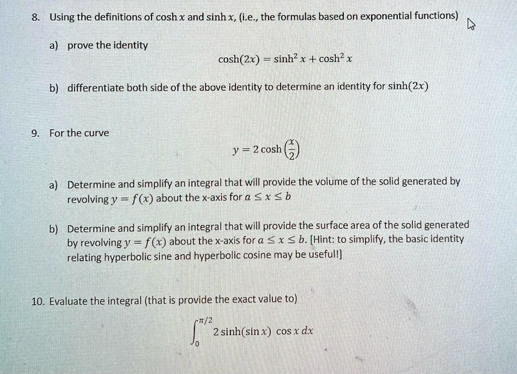 SOLVED: Please answer problems 8-10, all parts!! Thank you so much! You ...