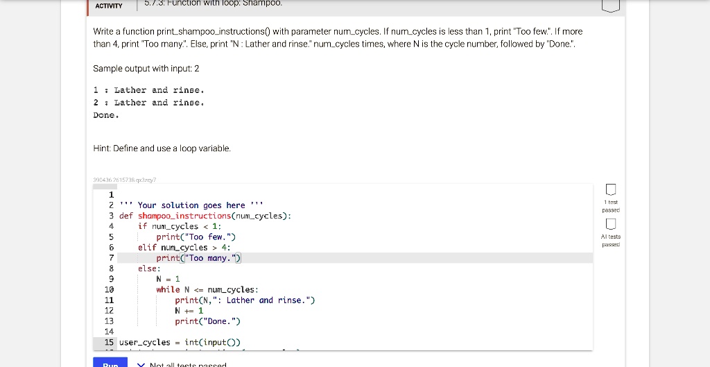 SOLVED: I wrote it like that and it keeps saying it's wrong. Please ...
