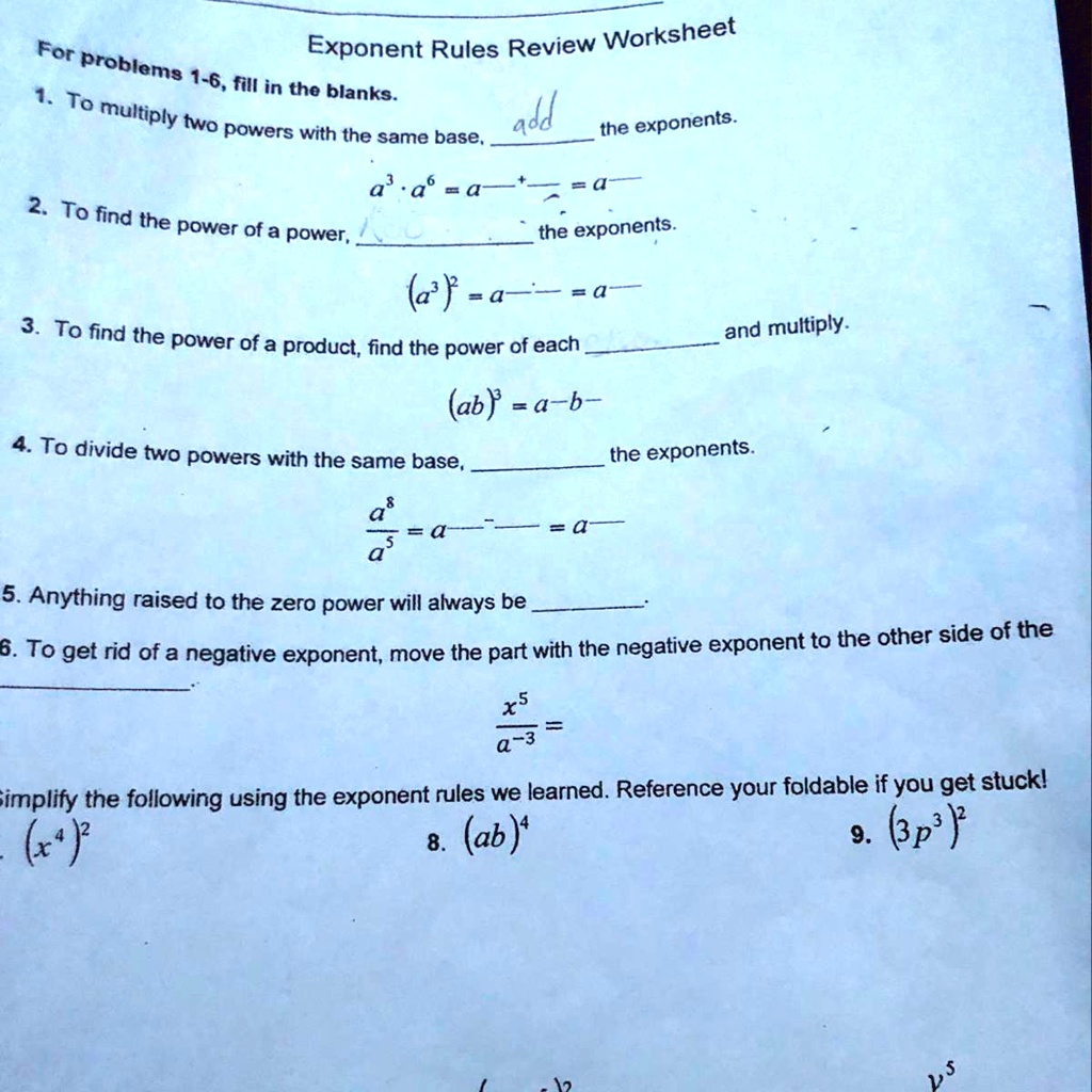 Repeated multiplication to find the value of the exponent worksheets - Math  Worksheets - MathsDiary.com, image size:1024x1024