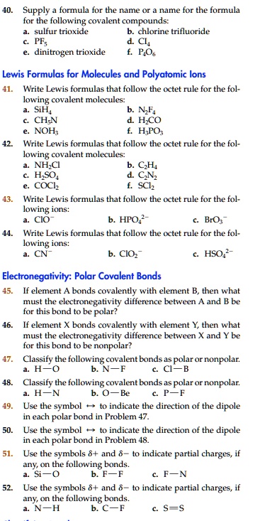 [GET ANSWER] supply horula tor the name elm tor the formula for the ...
