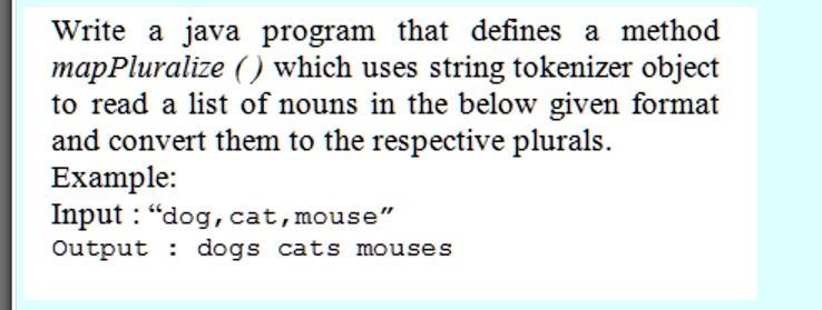 SOLVED: Write a Java program that defines a method called 