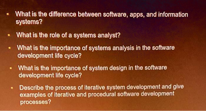 What is the difference between software, apps, and information systems ...