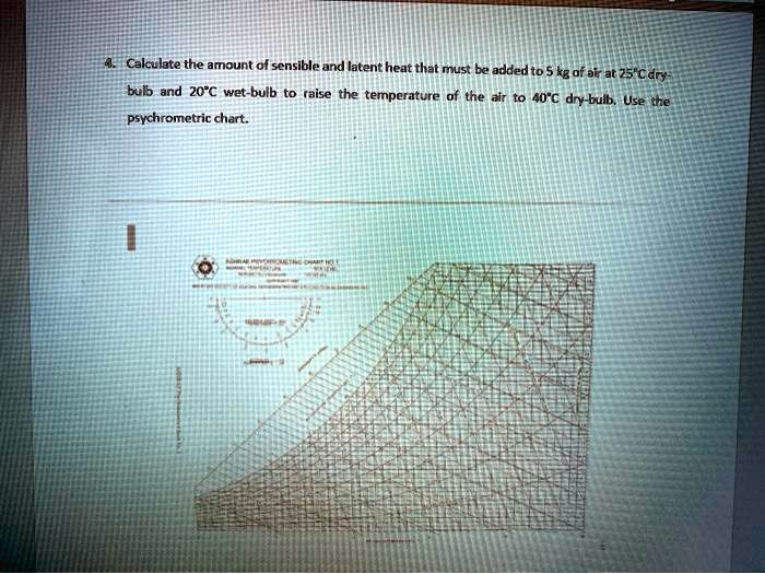 VIDEO solution: Calculate the amount of sensible and latent heat that ...