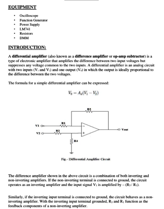 SOLVED Kindly write the "Result and Conclusion" of Differential