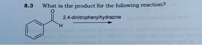 SOLVED:8.3 What is the product for the following reaction? 2,4 ...