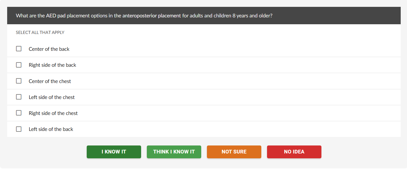 what are the aed pad placement options in the anteroposterior placement ...