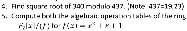 solved-find-square-root-of-340-modulo-437-note-437-19-23-5