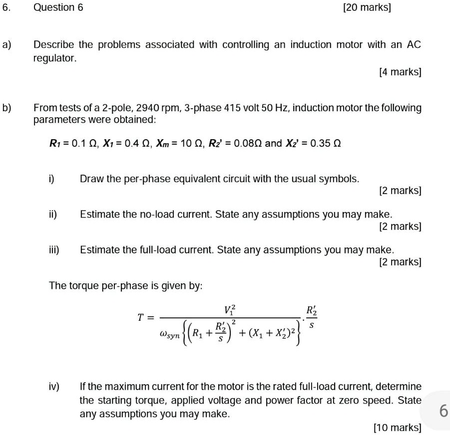 SOLVED: Question 6 [20 marks] a) Describe the problems associated with ...