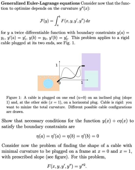 SOLVEDGeneralized EulerLagrange equations Consider now that the func