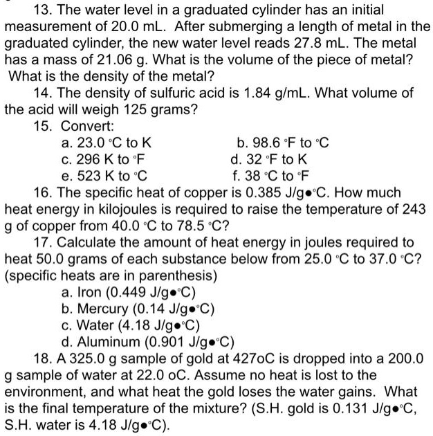 solved-13-the-water-level-in-a-graduated-cylinder-has-an-initial