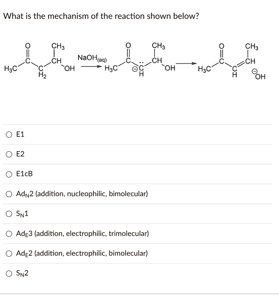 SOLVED: What is the mechanism of the reaction shown below? CH3 CH3 CH3 ...