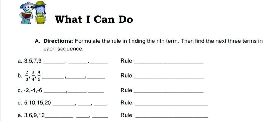 What is the rule of the sequence 3 5 7 9?